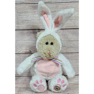 Starbucks Plush Easter Bunny Stuffed Bearista Bear White 26th edition 15" 2003